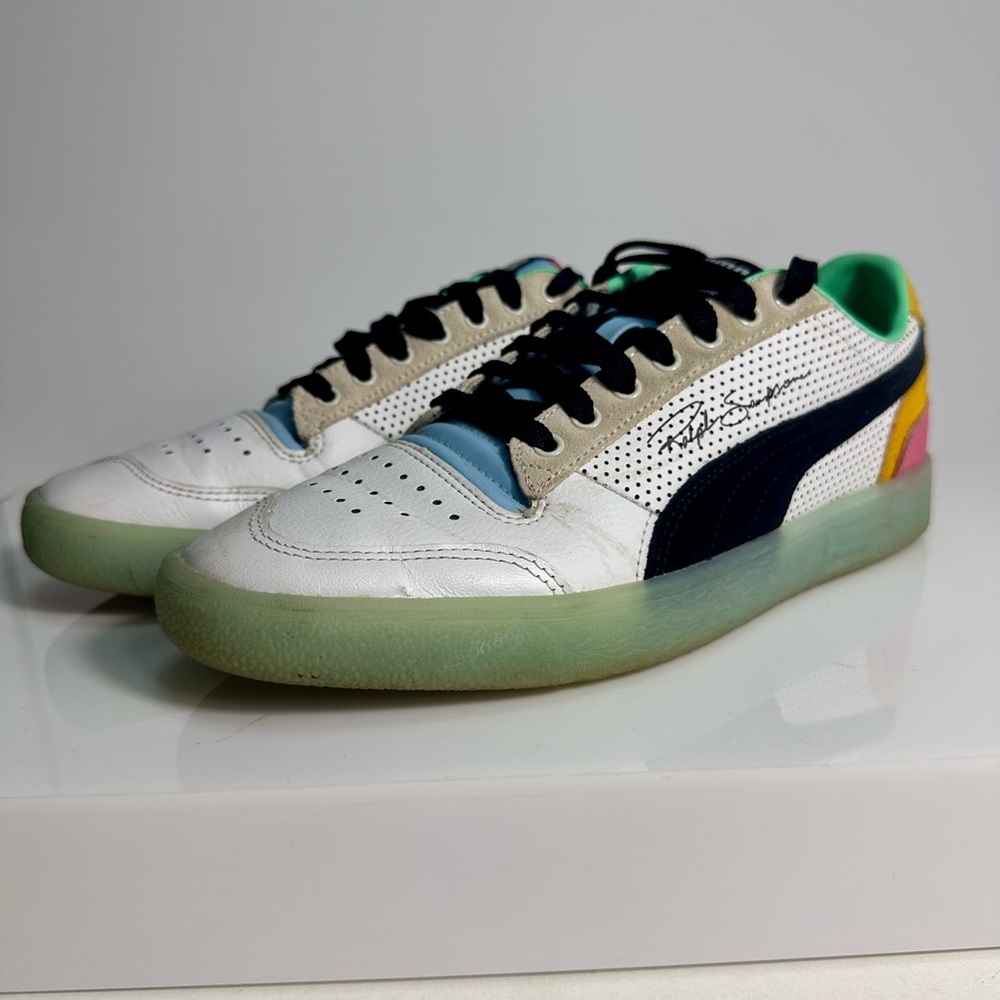 Puma Ralph Sampson Low Midway 'White Rapture Rose'. Excellent condition. Sz 9.5 - Picture 3 of 8